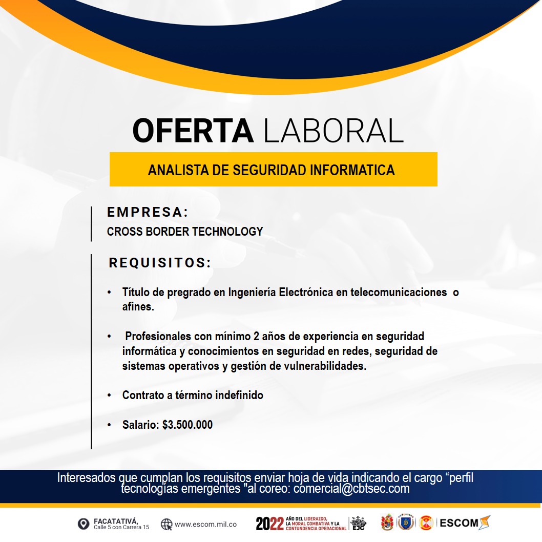 Mansión etiqueta Medicina Oferta Laboral - Ejército Nacional de Colombia