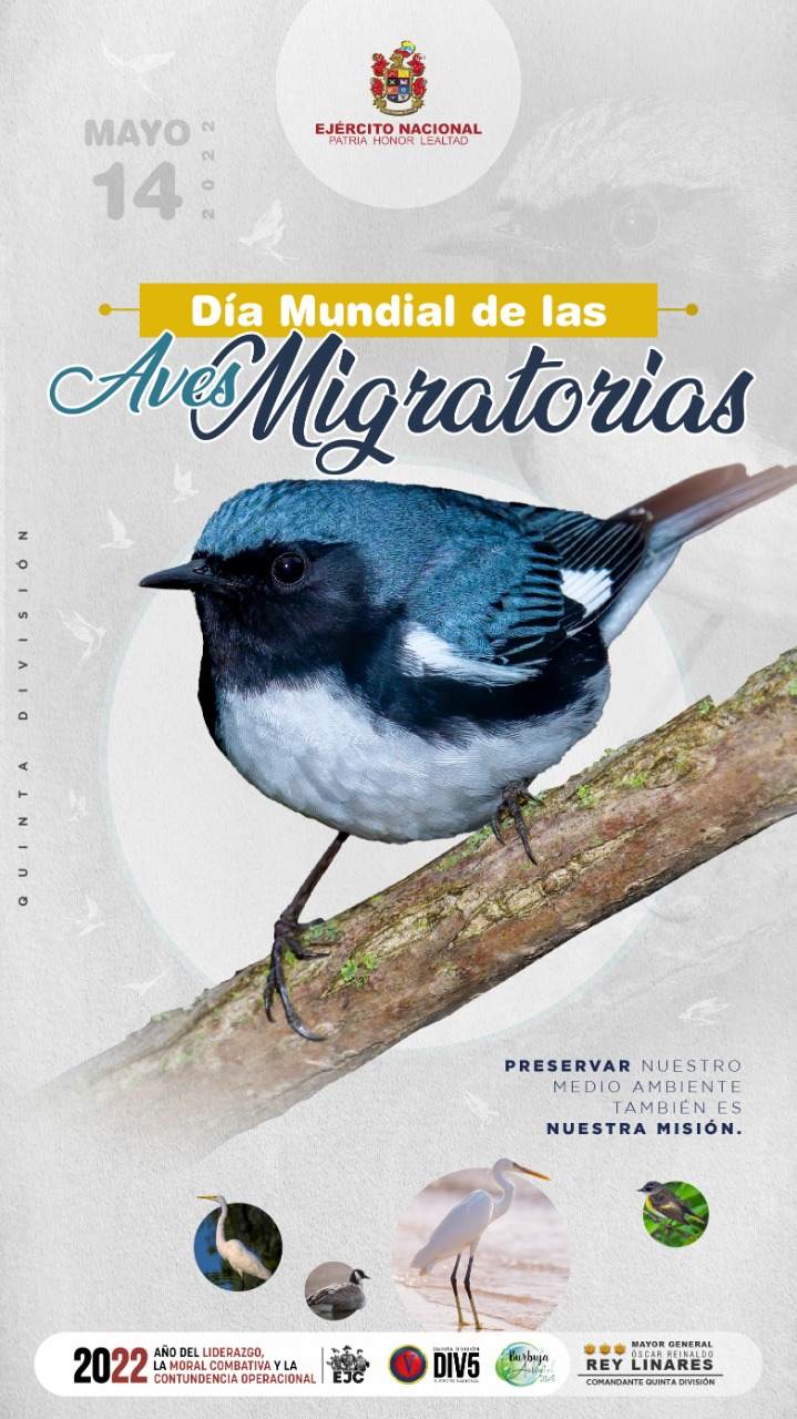 Día Mundial Aves Migratorias Ejército Nacional de Colombia
