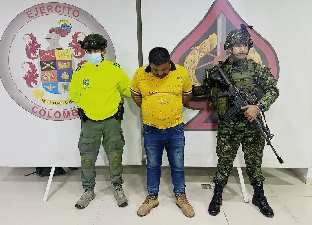 Golpe al ELN, Ejército Nacional captura a cabecilla de las redes de apoyo al terrorismo del ELN en Pelaya, Cesar