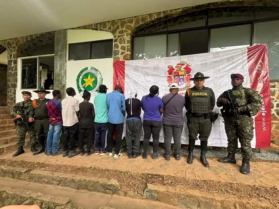 Capturadas ocho personas en flagrancia por aprovechamiento ilícito de recursos naturales renovables en el Valle del Cauca