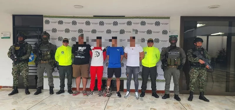Tropas del Ejército capturaron a cuatro sujetos extraditables en Valle del Cauca y Cauca