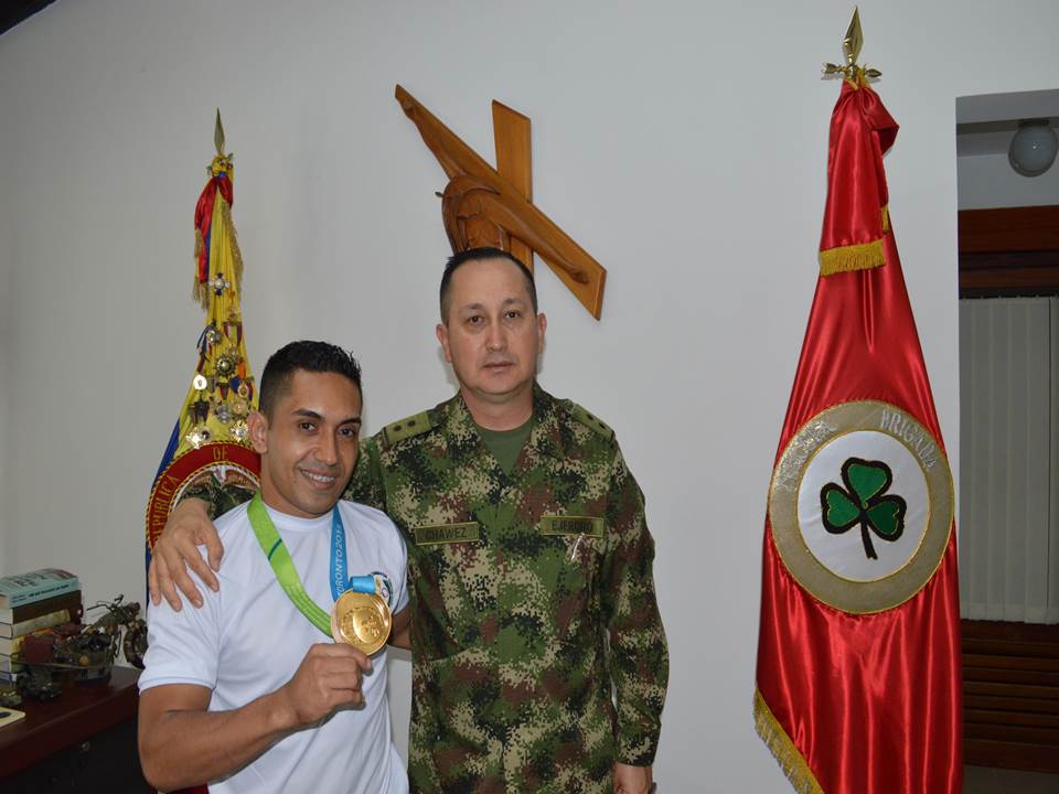 TERCERA BRIGADA CELEBRA TRIUNFO DEL SOLDADO HABIB DE LA SALAS CAMPEÓN EN JUEGOS PANAMERICANOS 2015