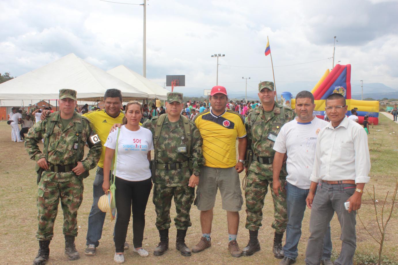 Ejército Nacional realiza jornada de integración con la comunidad del Valle del Ortigal en Popayán