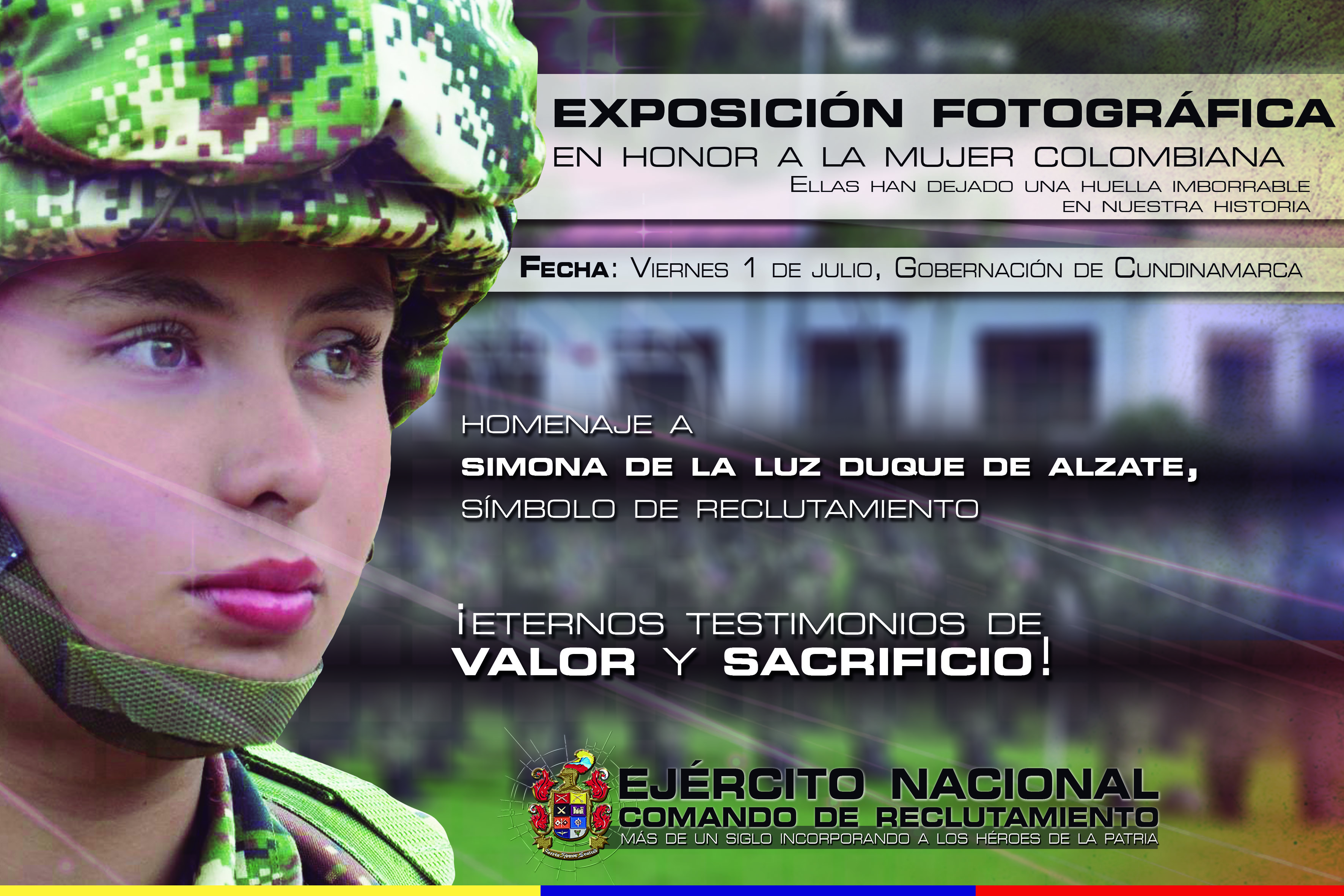 Ejército inaugura exposición itinerante en honor a la mujer colombiana