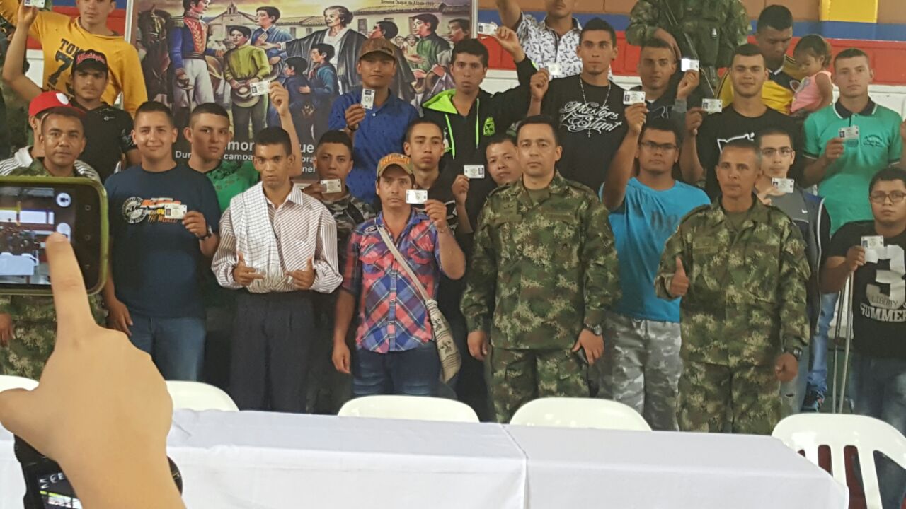Así transcurrió jornada especial de definición de la situación militar en Ciudad Bolívar (Antioquia)