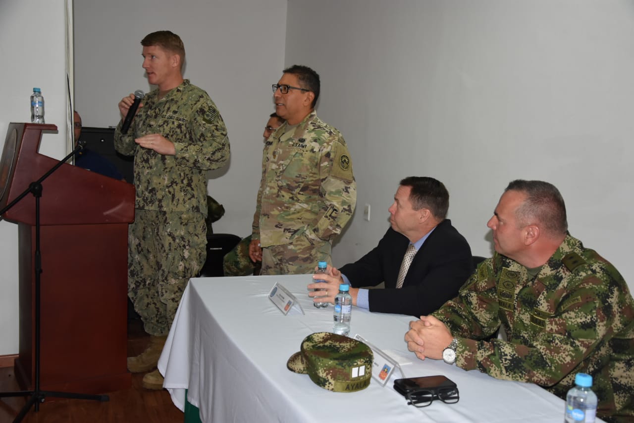 Oficiales del Ejército Nacional y otras Fuerzas participan en Curso Avanzado de Derecho Operacional