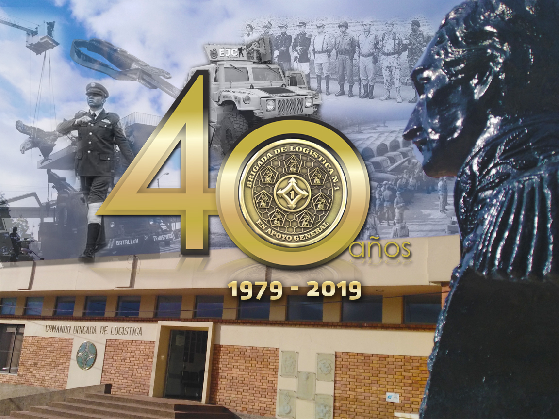 Cuadragésimo aniversario de la Brigada de Apoyo Logístico n.° 1 en Apoyo General