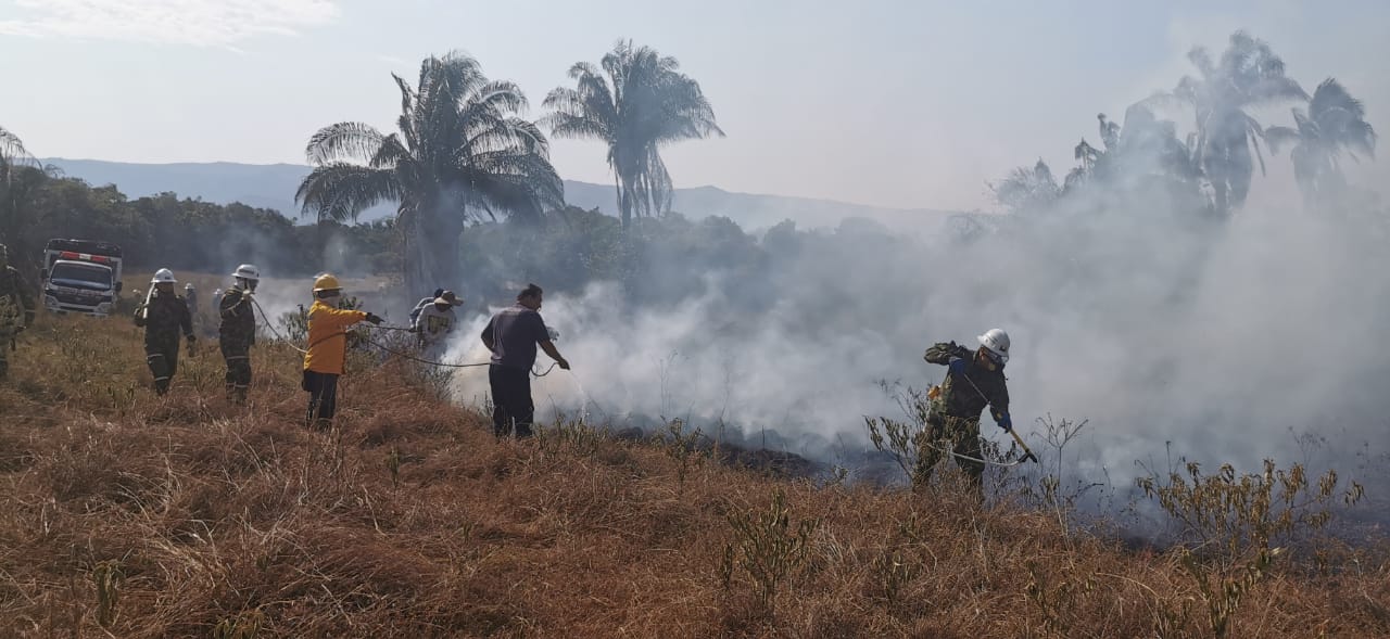 Ejército Nacional trabaja en el control de incendios forestales en todo el país.