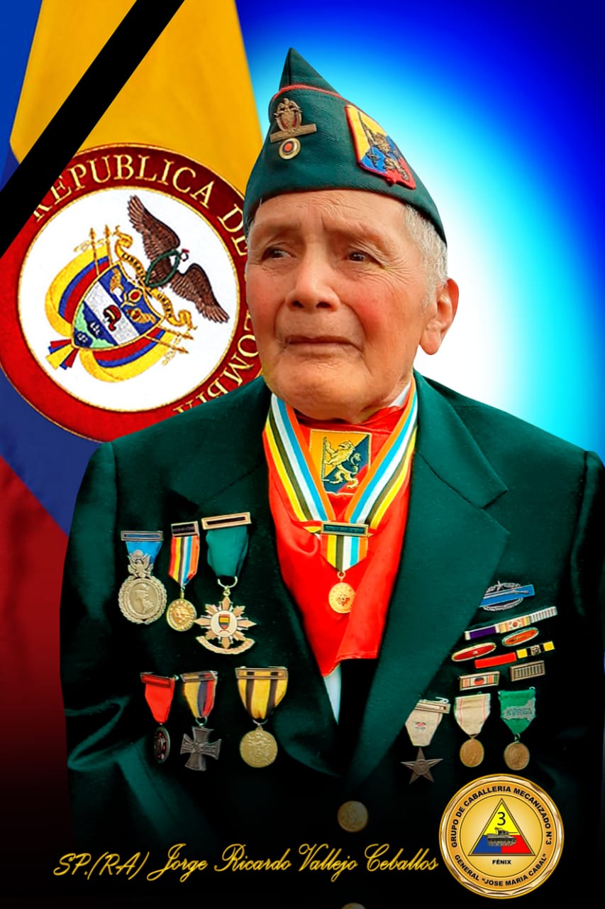 Con honores, Ejército Nacional de Colombia despide a veterano de la guerra de Corea