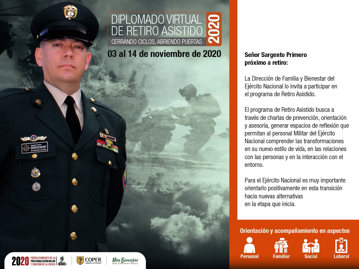 Sargentos Primeros inician curso de preparación para el retiro