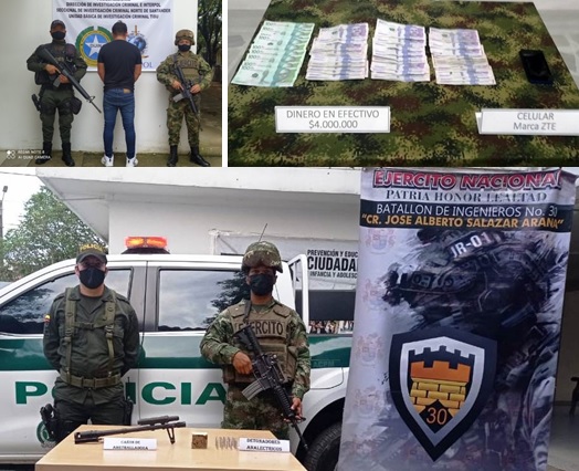 En operaciones militares fueron golpeadas estructuras ilegales en diferentes municipios de Norte de Santander