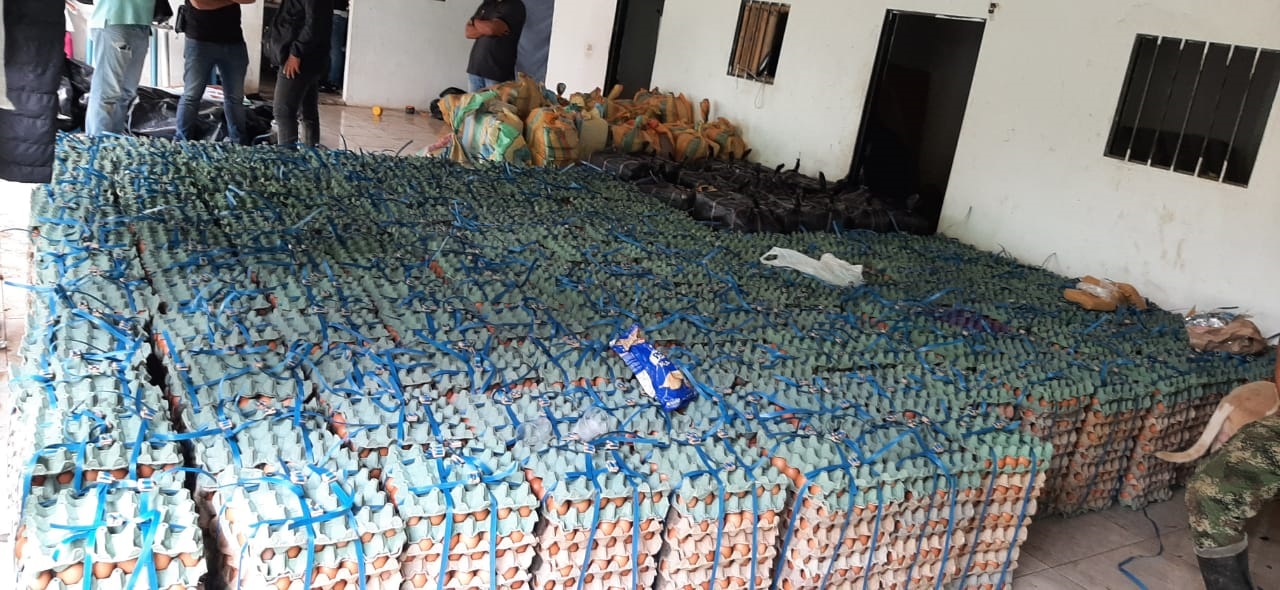 Ejército Nacional incautó más de dos toneladas de marihuana en el norte del Cauca