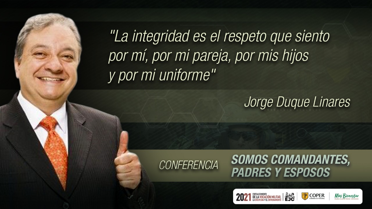 Conferencia: somos comandantes, padres y esposos