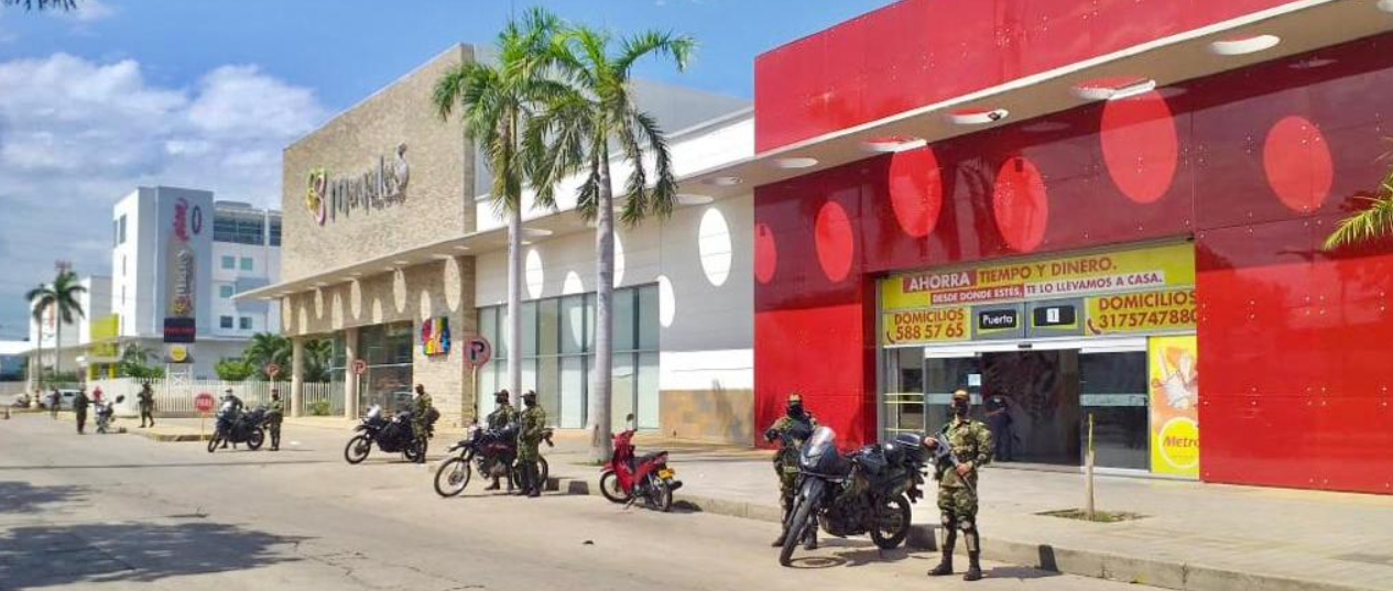 Ejército Nacional realiza patrullaje en la ciudad de Valledupar, Cesar