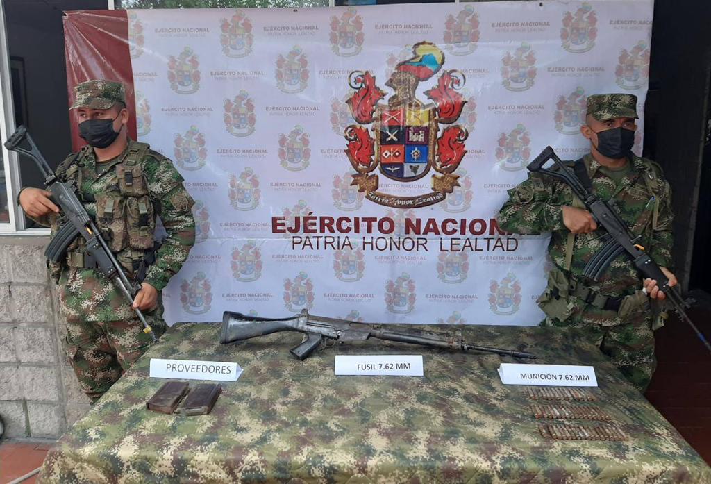 Depósito ilegal de armamento es ubicado en Ciénaga, Magdalena