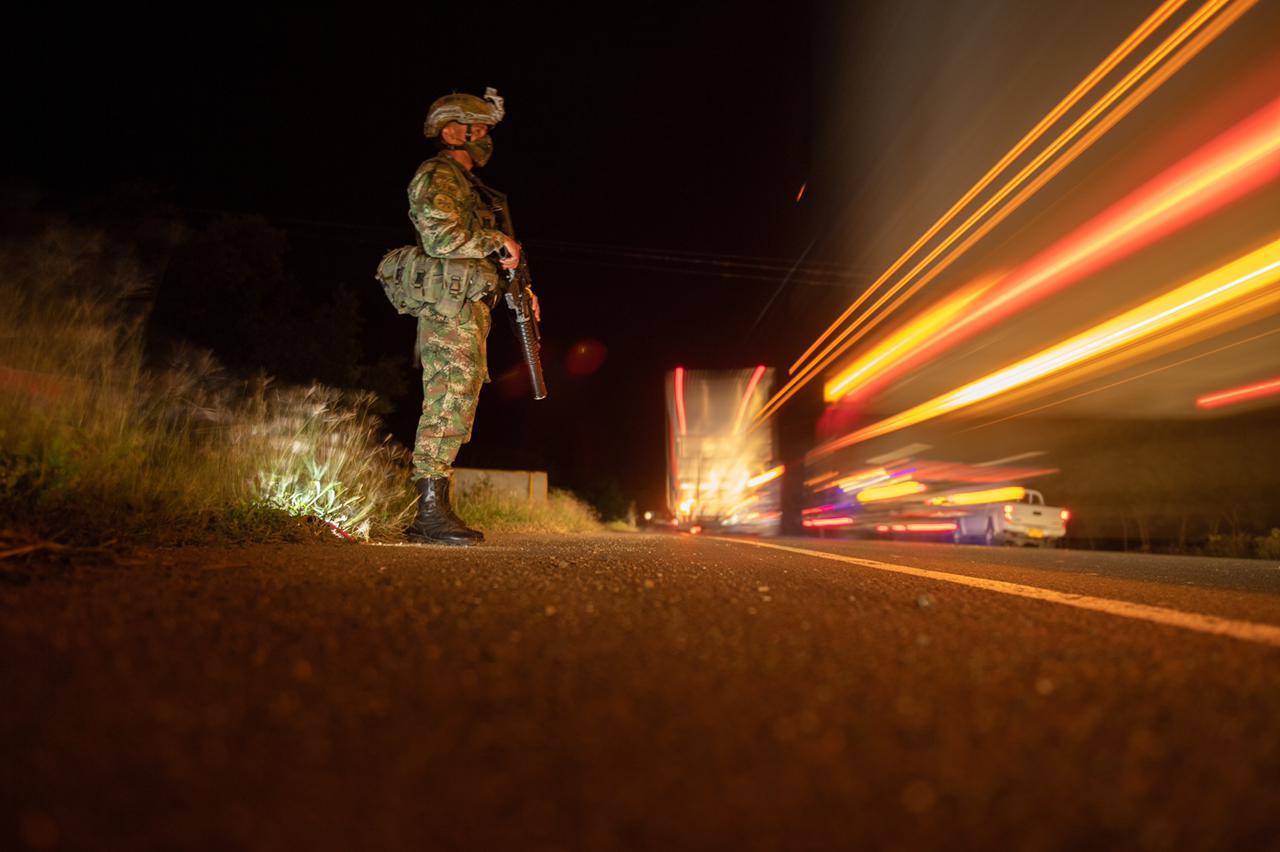 Army supported unblocking efforts in Yumbo, Valle del Cauca