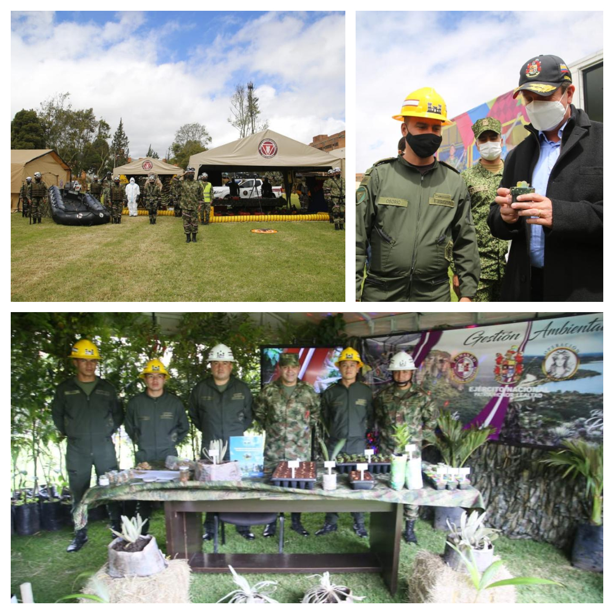 Protección del medio ambiente, territorios libres de minas y obras de infraestructura expusieron los Ingenieros Militares en el Plan de aceleración de la Acción Unificada del Gobierno Nacional