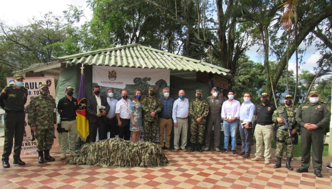 Sexta Brigada del Ejército Nacional, brindó un balance de los seis primeros meses de trabajo de este 2021 al Gremio Empresarial del Tolima