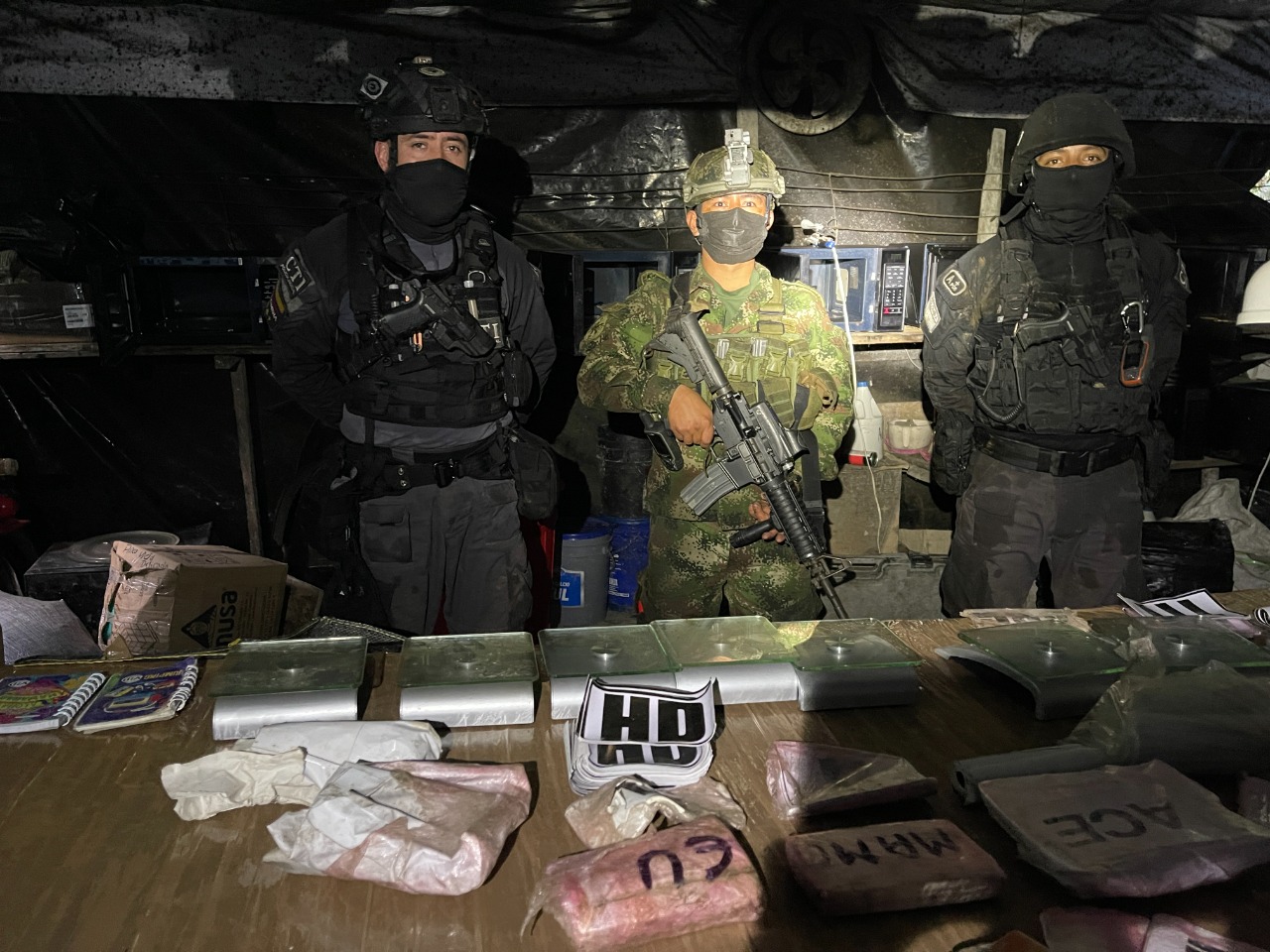 Propinado el más importante golpe al narcotráfico del ELN este año: incautadas 6 toneladas de clorhidrato de cocaína