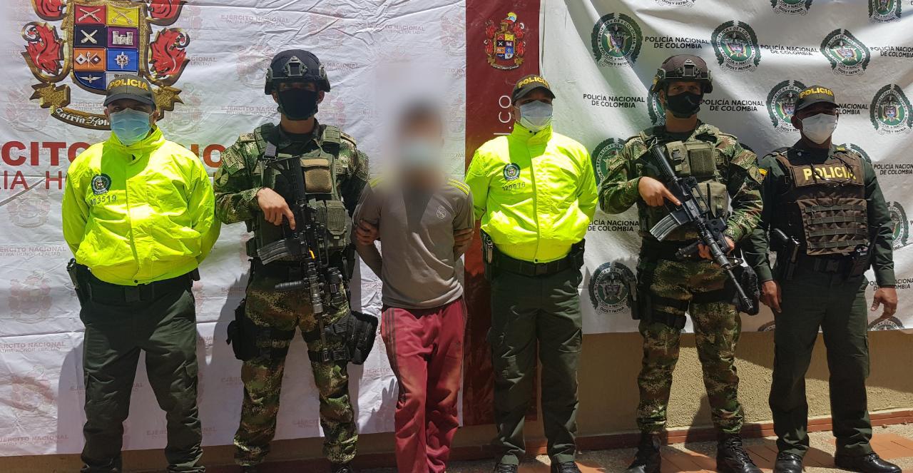 Ejército Nacional capturó a alias Abelito, presunto integrante del GAO ELN