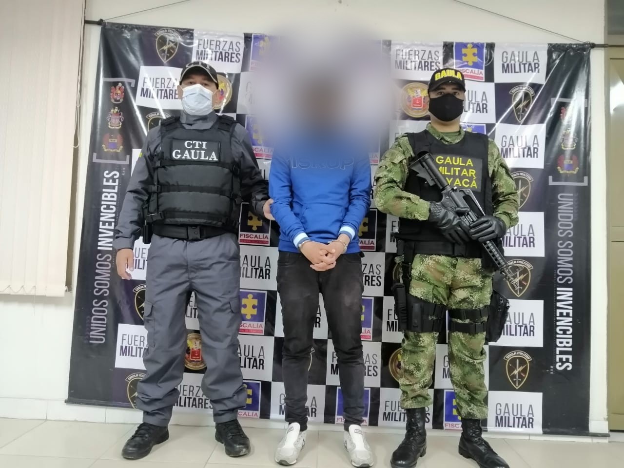 Ejército y Fiscalía capturan una persona en operaciones contra la extorsión