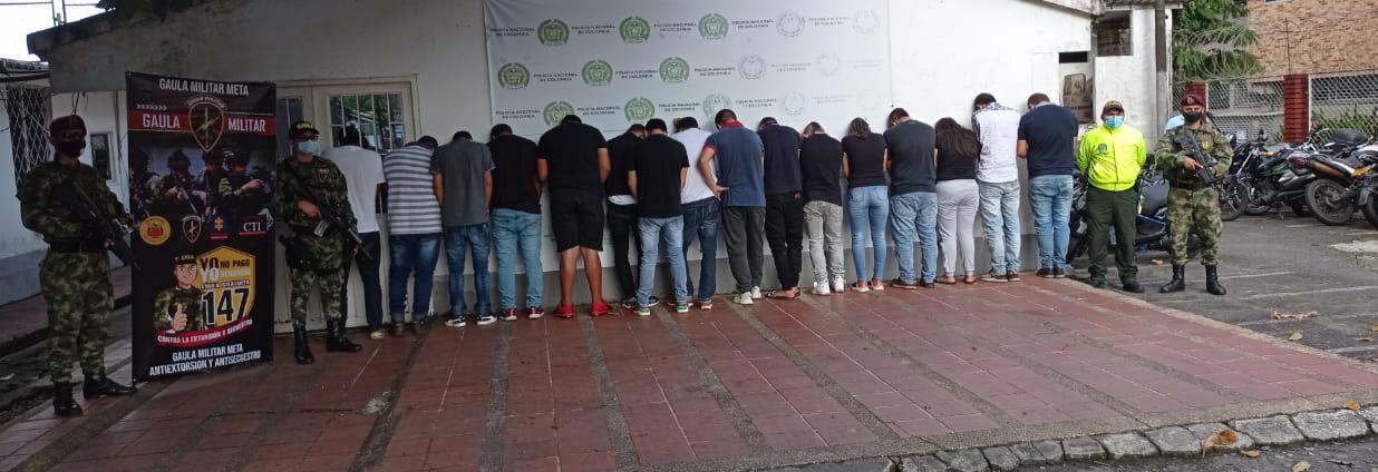 Desarticulada banda delincuencial Los Domiciliarios en el Meta