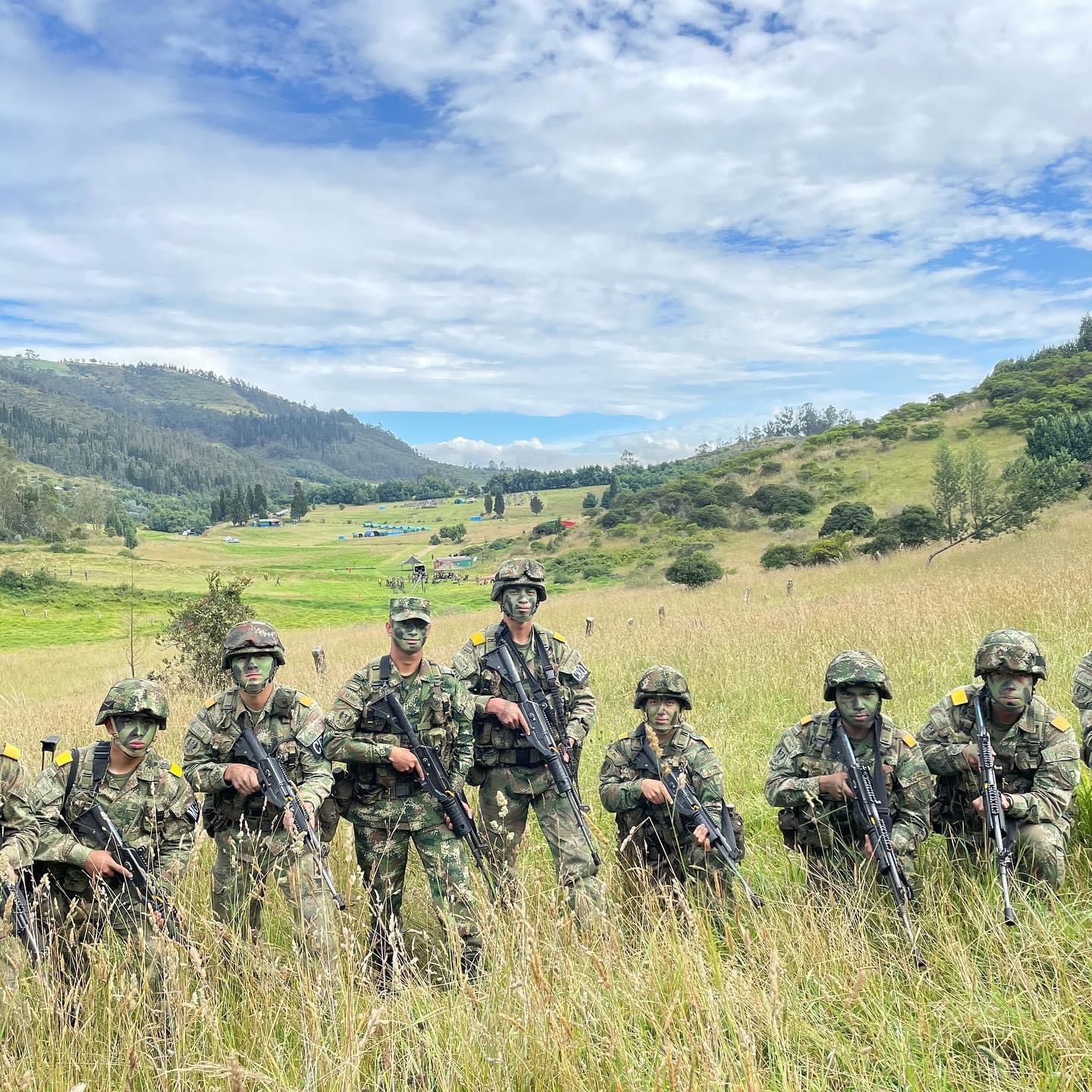 Bonaca, base militar donde se realizan ejercicios de terreno