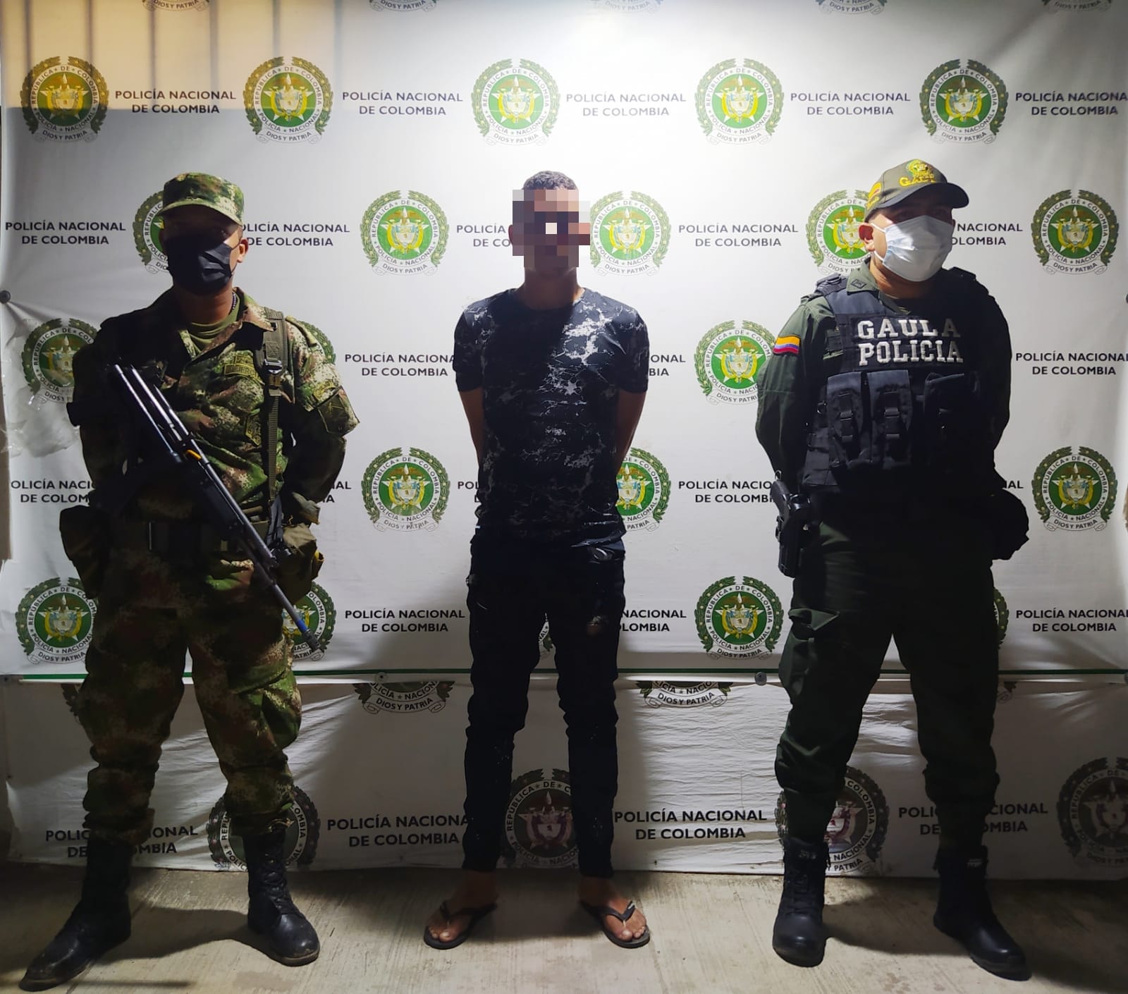En el Magdalena, Ejército Nacional y Policía capturaron a alias Farid, presunto cabecilla militar de la Troncal del Caribe