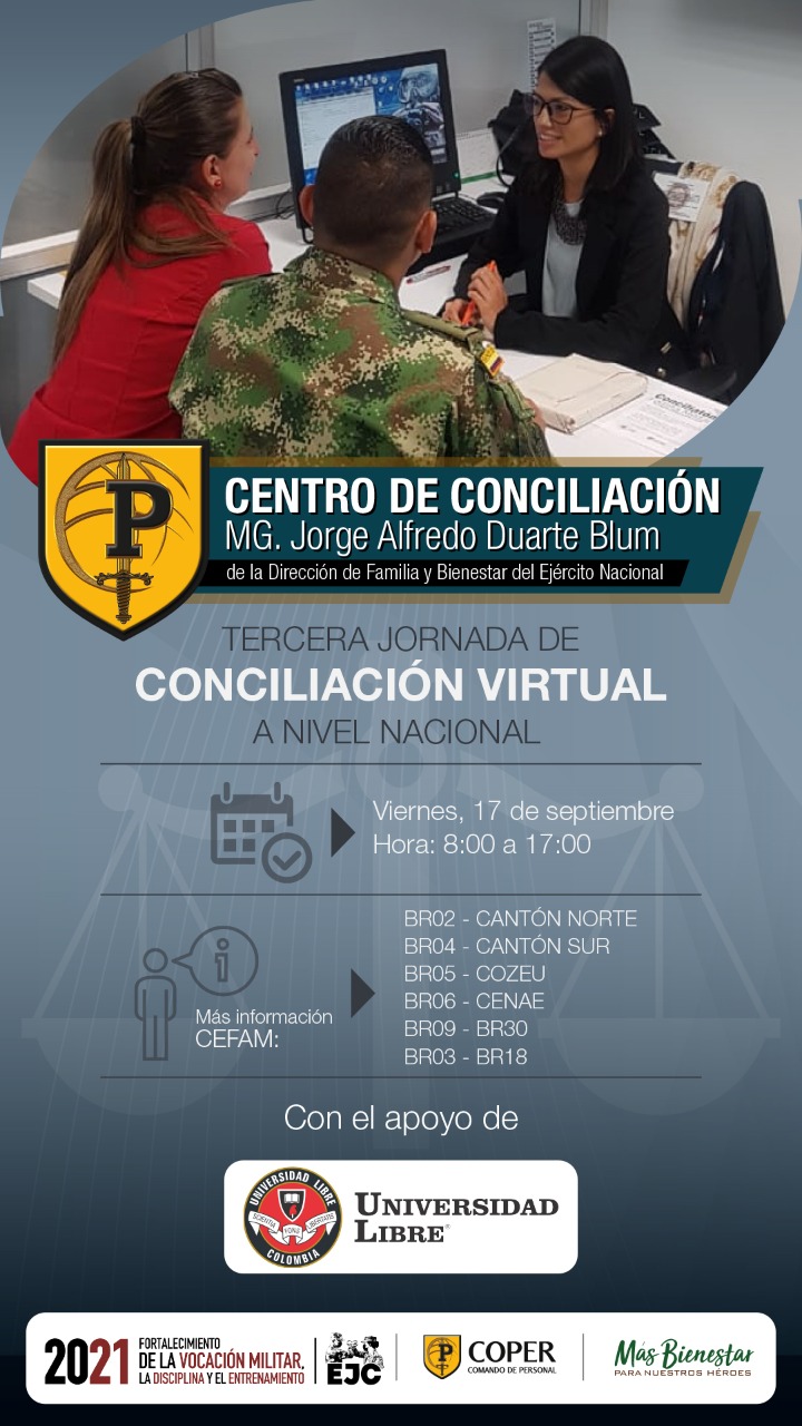 Tercera Jornada de Conciliación Virtual