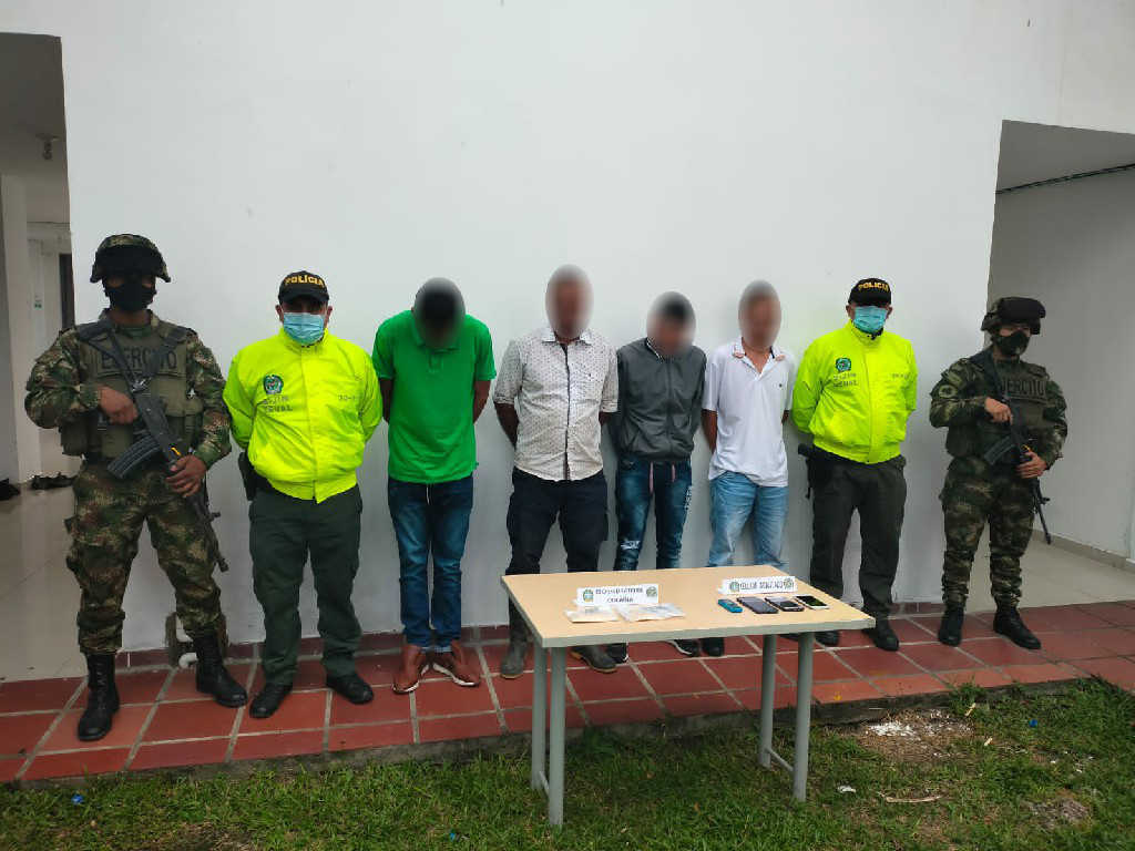 Ejército Nacional capturó a cuatro sujetos señalados de ser integrantes del GAO ELN, en el Valle del Cauca