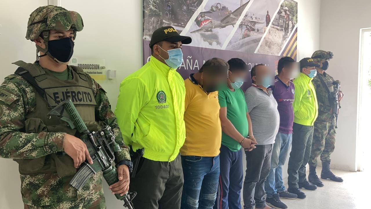 Operación militar permite la captura de cuatro sujetos que serían integrantes del ELN, en Norte de Santander