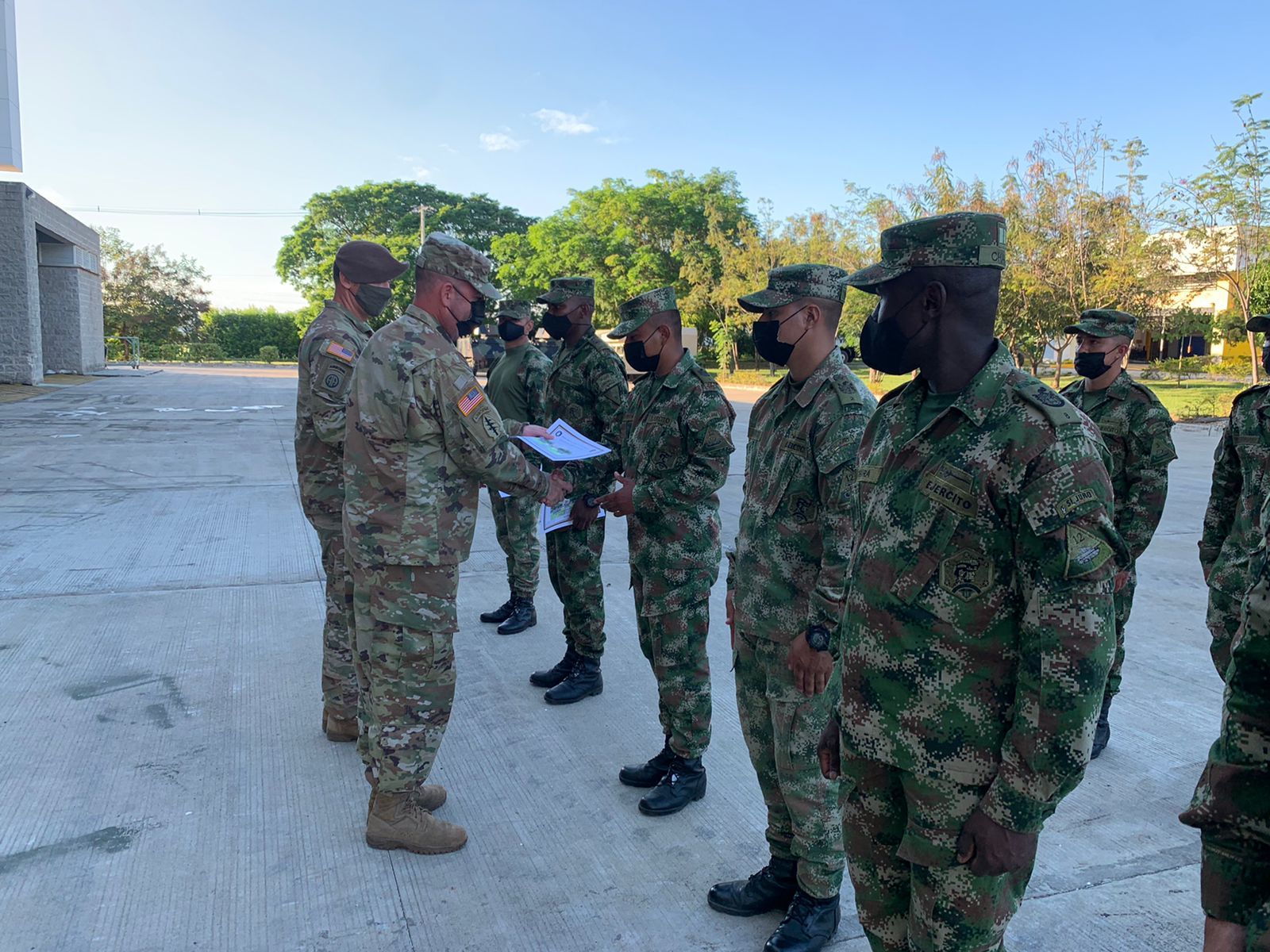UNITED STATES OF AMERICA ARMY SOUTH  brinda capacitación a la Brigada de Apoyo Logístico N°2 en Apoyo Directo
