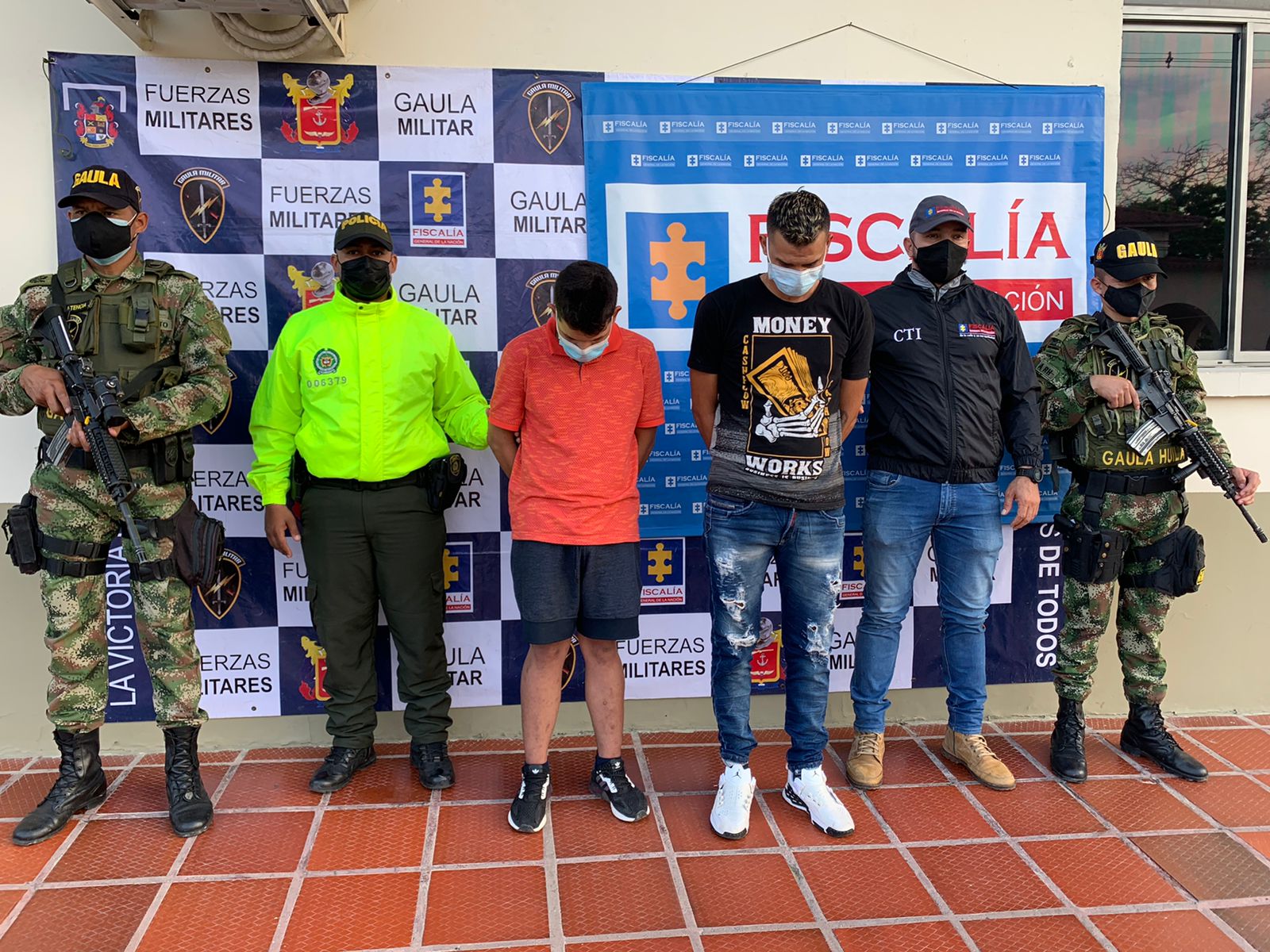 DOS CAPTURADOS POR HOMICIDIO Y PORTE ILEGAL DE ARMAS DE FUEGO
