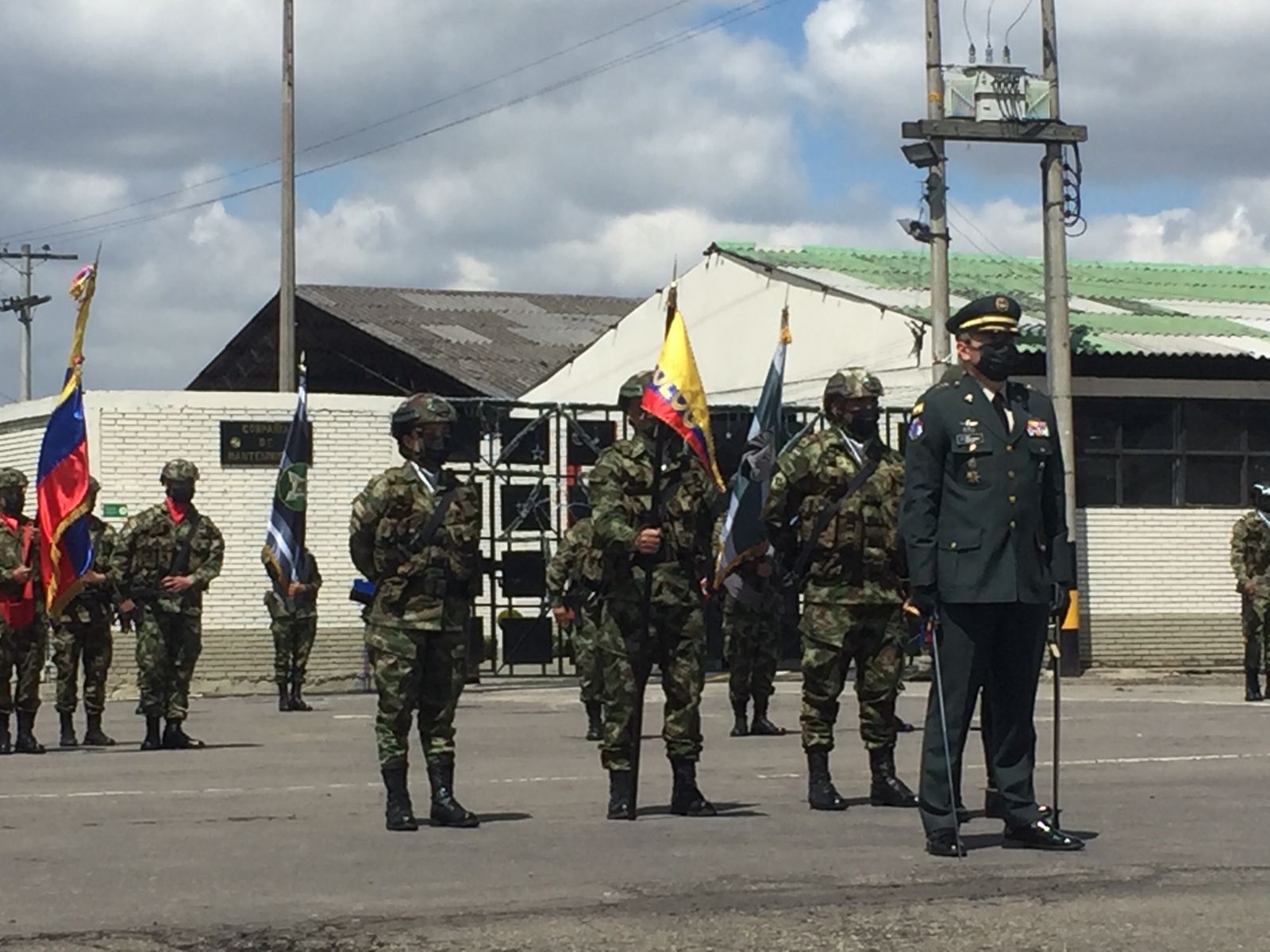 Ceremonia militar de transmisión de mando del Comando Logístico del Ejército Nacional.