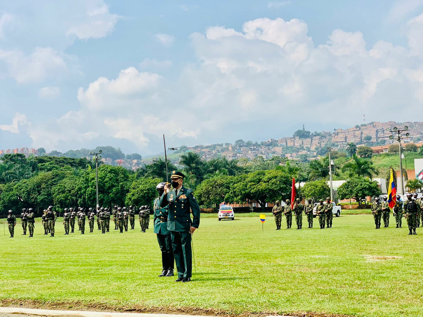 Cambio de mando en el Batallón de Policía Militar N. ° 3 de la Tercera Brigada.