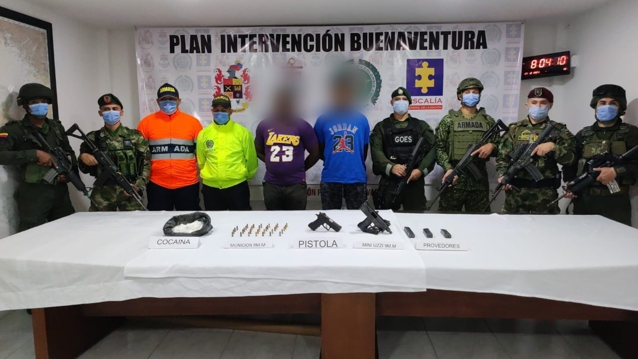 Ejército Nacional capturó a dos presuntos integrantes del Clan del Golfo en Buenaventura, Valle del Cauca
