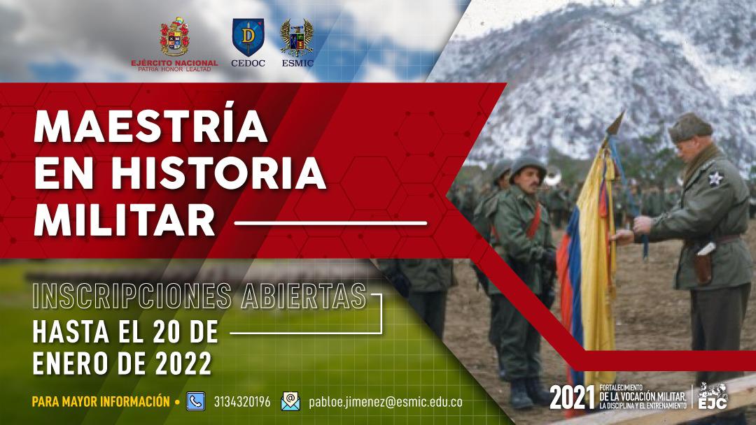 Inscríbete a nuestra maestría en Historia Militar