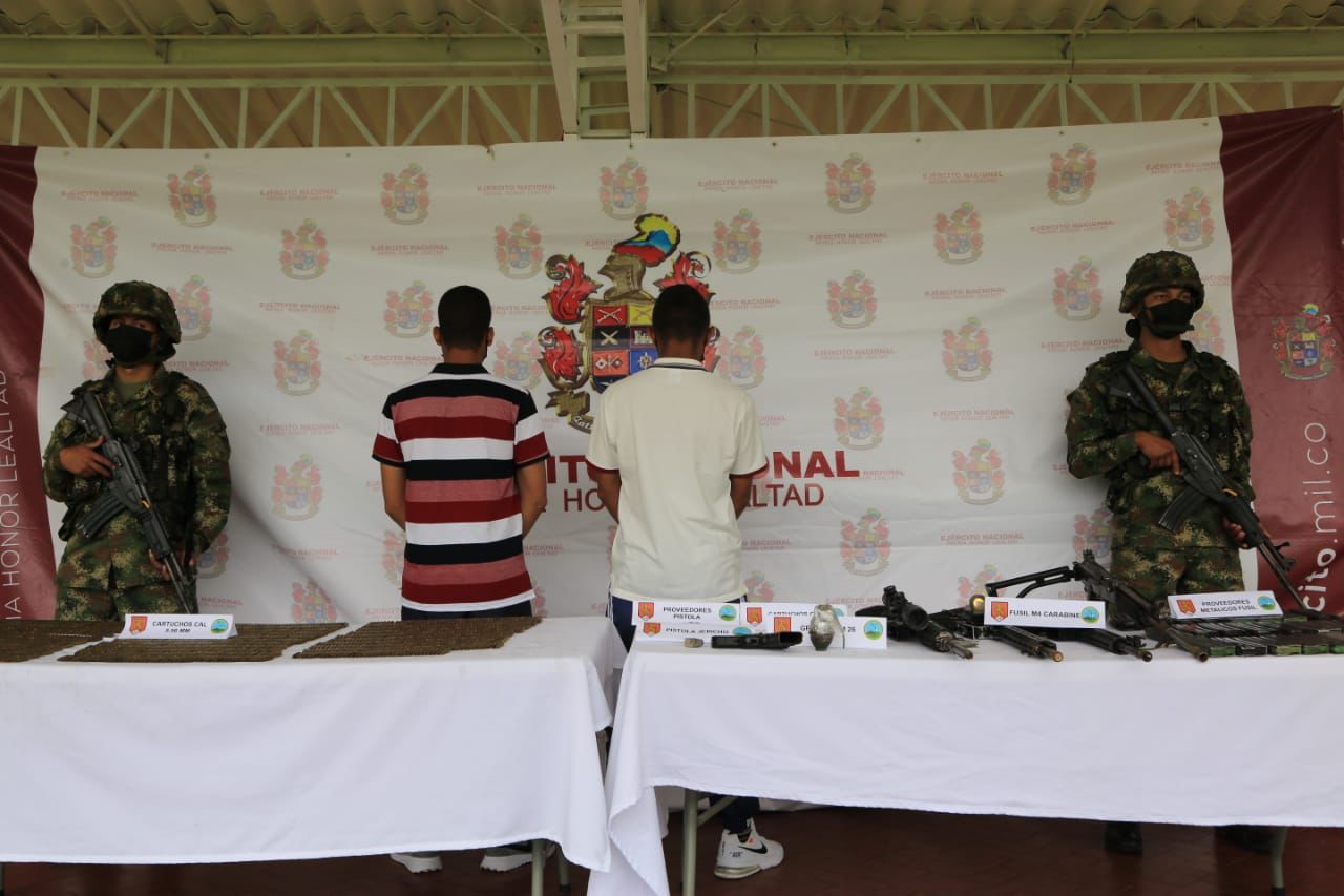 Ejército Nacional recuperó dos menores de edad en Argelia , Cauca