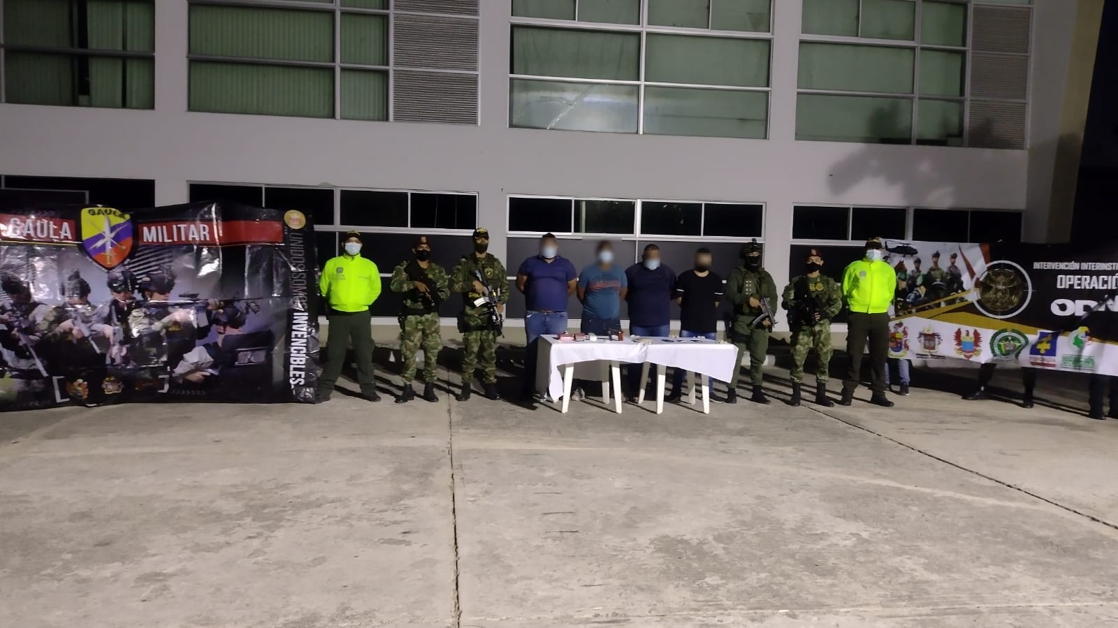 Capturados en Santa Marta seis presuntos integrantes del Grupo Delincuencial Organizado Los Pachencas