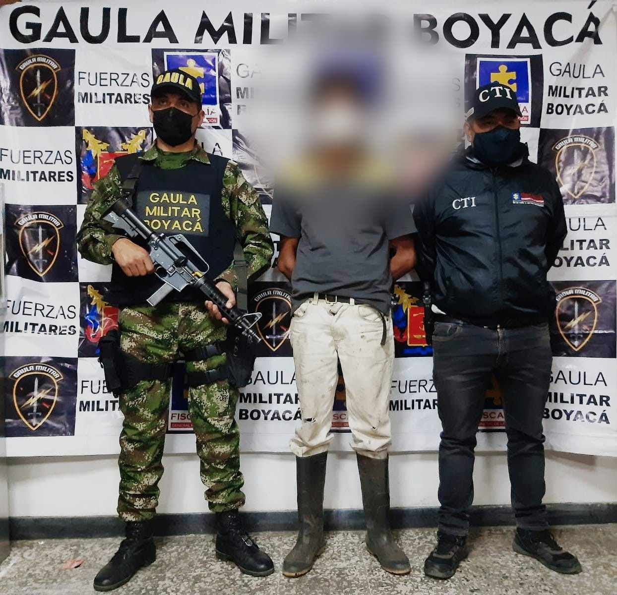 En Boyacá, Ejército Nacional y Fiscalía capturan un hombre por el delito de homicidio