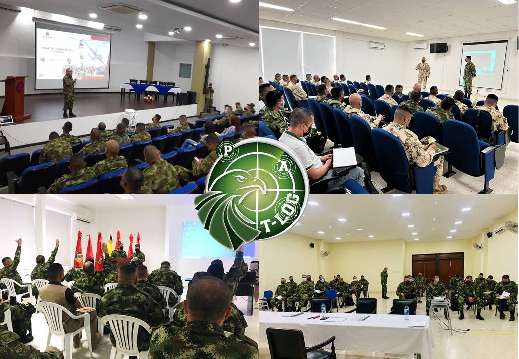 Difusión Radar TLOG y operaciones logisticas CEVOL a JEM y Ejecutivos pertenecientes a las diferentes Divisiones del Ejército Nacional.