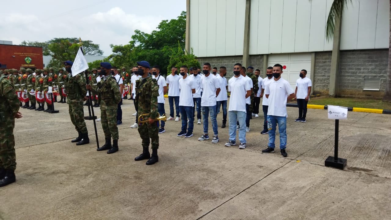 Ceremonia de licenciamiento del personal de soldados del 2C-2020 que prestaron su servicio militar en la Brigada de Apoyo Logístico N°2 en Apoyo Directo.