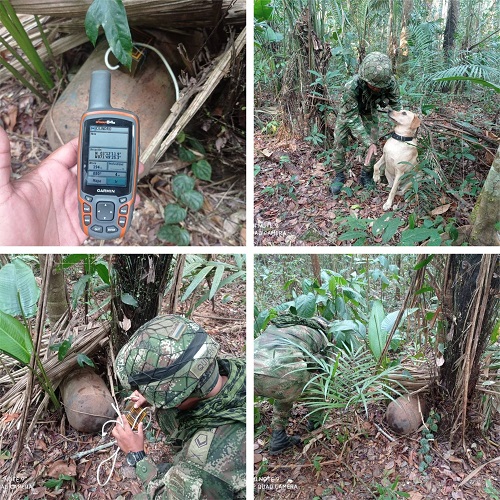 Ejército neutraliza un explosivo en una vereda de Mapiripán, Meta
