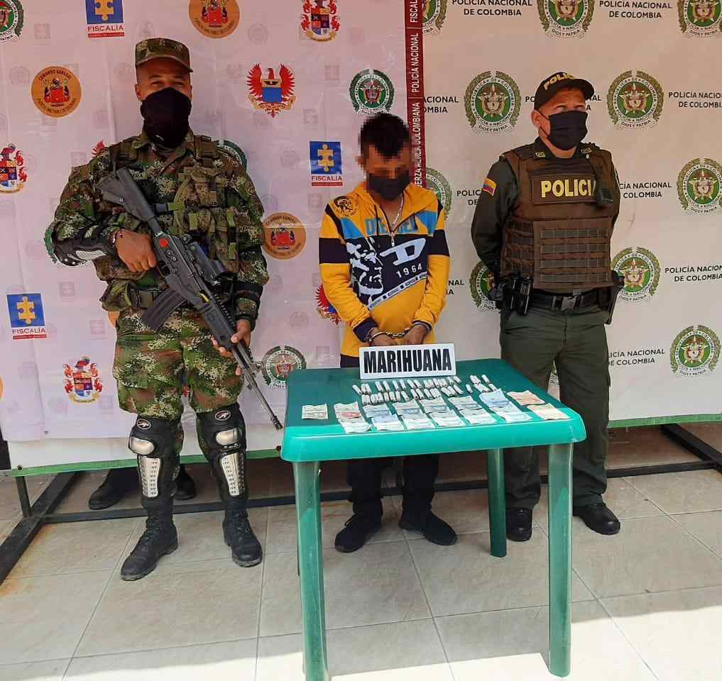 Capturado pretendiendo comercializar estupefacientes en el barrio La Caraguaja