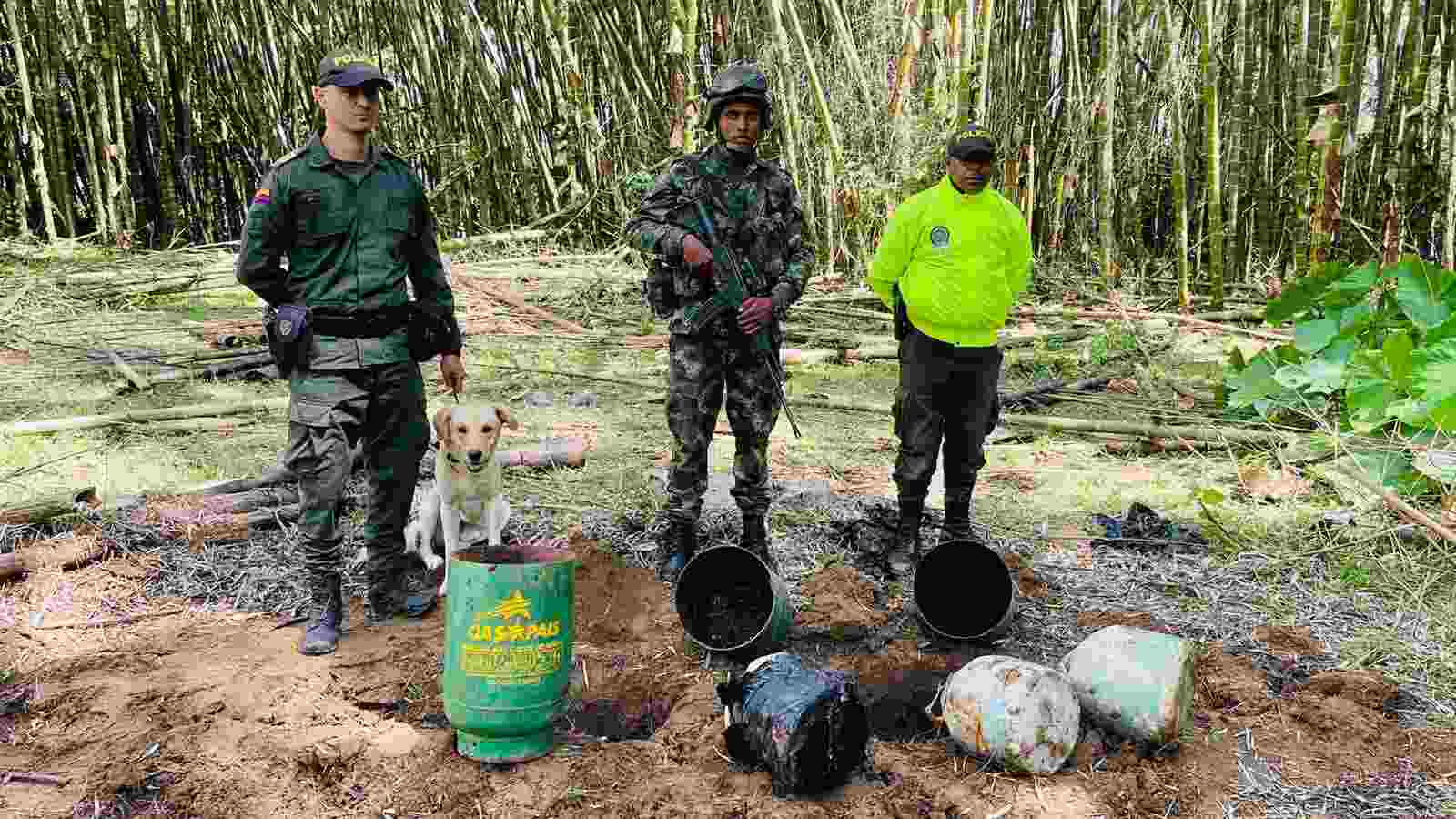 Ejército Nacional ubicó dos depósitos ilegales con material de explosivos y municiones