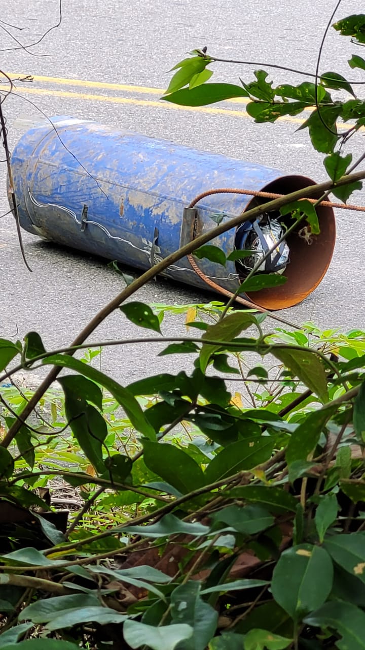 Ubicado y destruido un medio de lanzamiento para artefacto explosivo tipo cilindro del GAOr-E33, en Norte de Santander