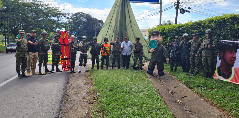 Viaje Seguro, su Ejército está en las vías del Eje Cafetero en esta Semana Santa