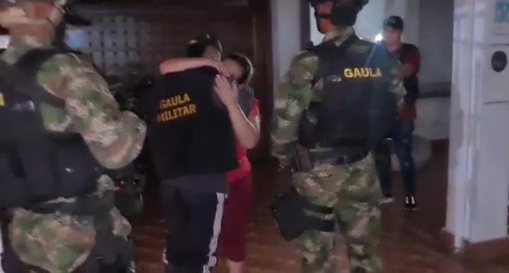 La rápida acción de las tropas del Ejército y Fiscalía se logró la recuperación de un menor de edad que había sido retenido