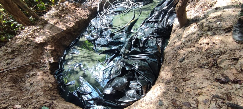 Destruida piscina ilegal para el almacenamiento de hidrocarburos, en el municipio de Tibú, Norte de Santander