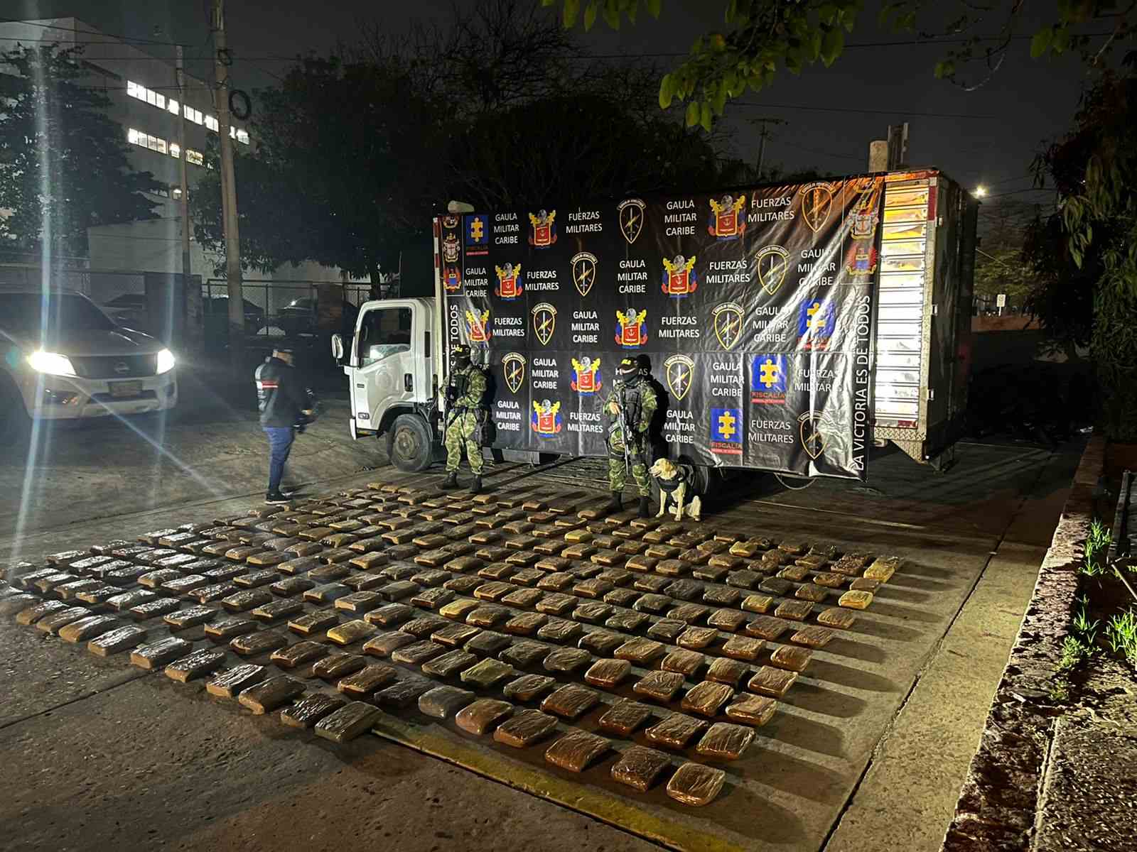 332 kilogramos de marihuana fueron incautados por el Ejército Nacional en Barranquilla